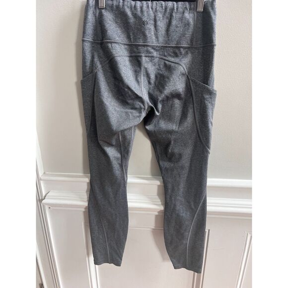 Athleta Leggings - Size Small - Gray Heather - Side Pockets - Picture 2 of 5